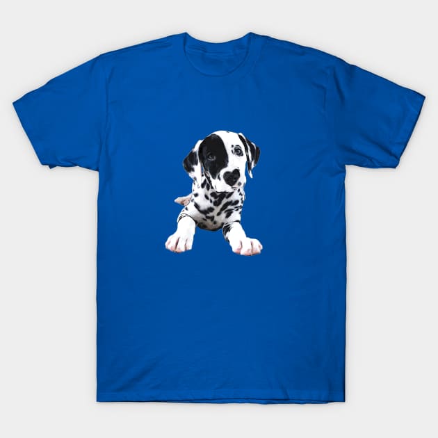 Dalmatian Puppy Dog T-Shirt by ElegantCat